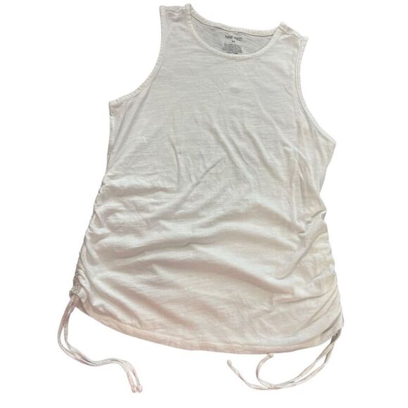 Nine West Ruched Side athletic T-shirt size M - Picture 2 of 5